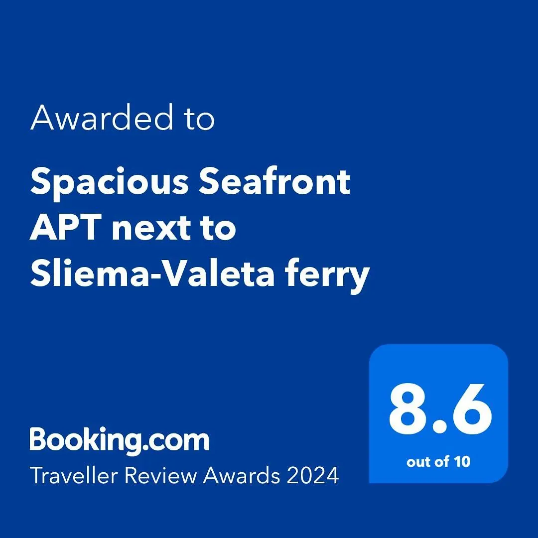 Spacious Seafront Apt Next To Sliema-Valeta Ferry 0*, Sliema Malta